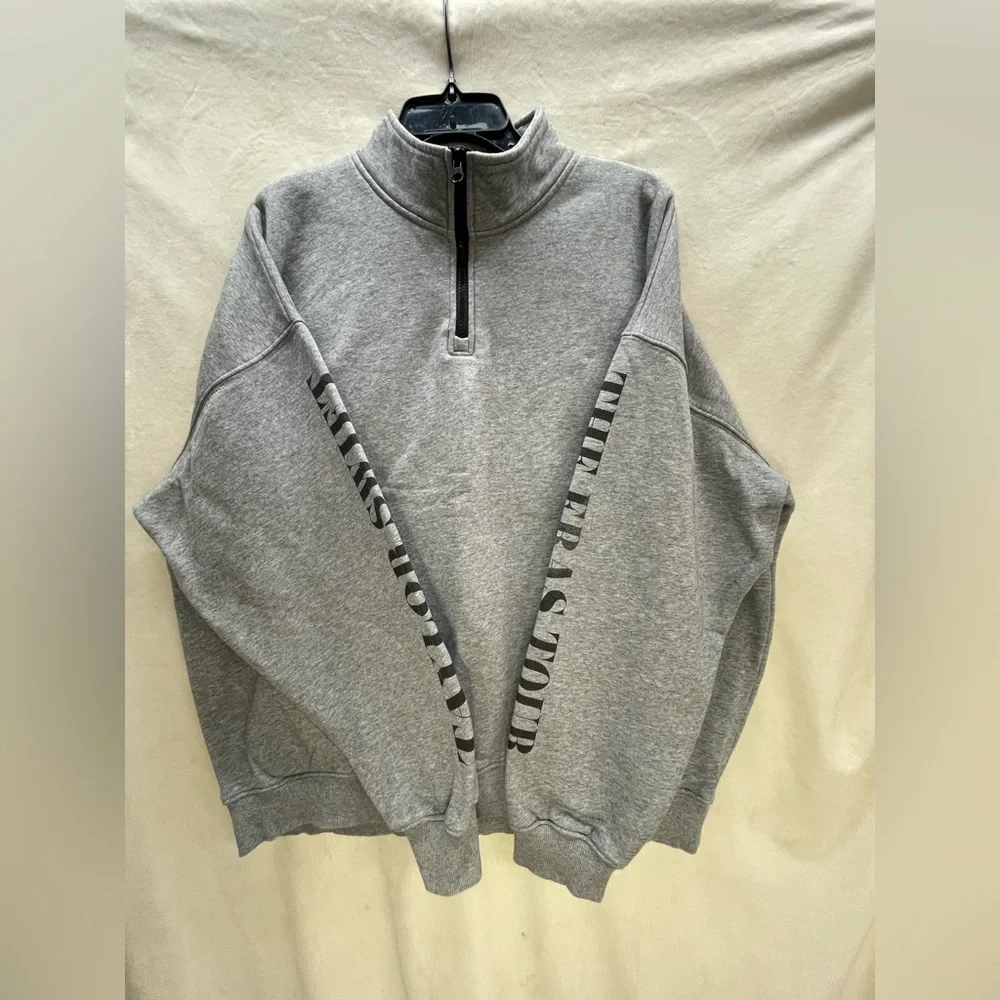 Taylor Swift era’s tour gray sweatshirt, quarter zip - Picture 3 of 8